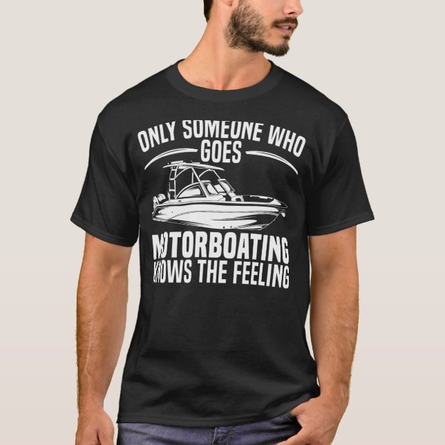 Motorbootmotorschiff Motor T-Shirt (Vorderseite)