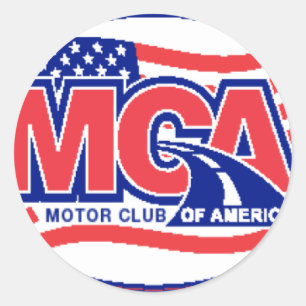 Motorclub Amerika Runder Aufkleber