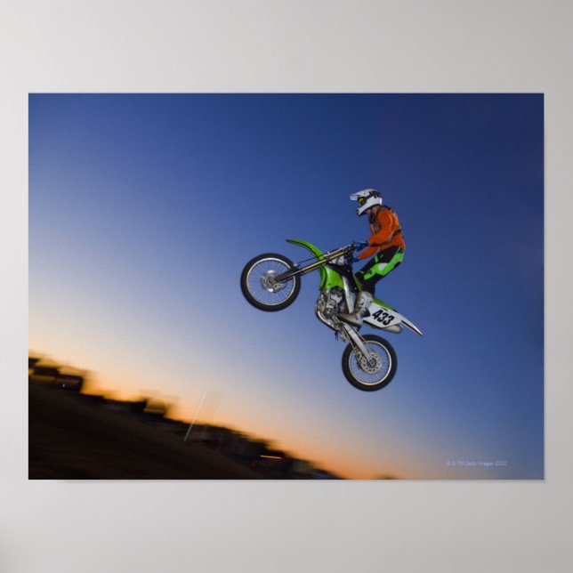 Motorcross Rider Poster (Vorne)