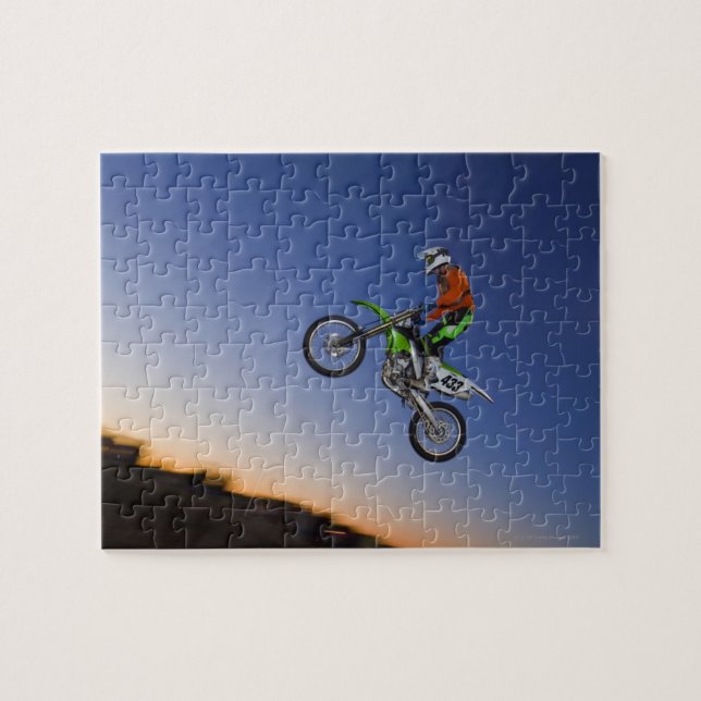 Motorcross Rider Puzzle (Horizontal)