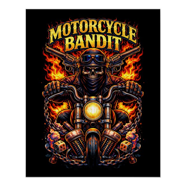 Motorcycle Bandit Poster (Vorderseite)