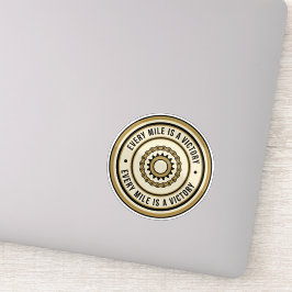 Motorcycle Distance Achievement Style Aufkleber