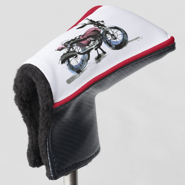 Motorcycle Golf Headcover (3/4 Vorderseite)