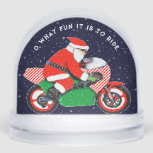 Motorcycle Holiday Gift Snow Globe