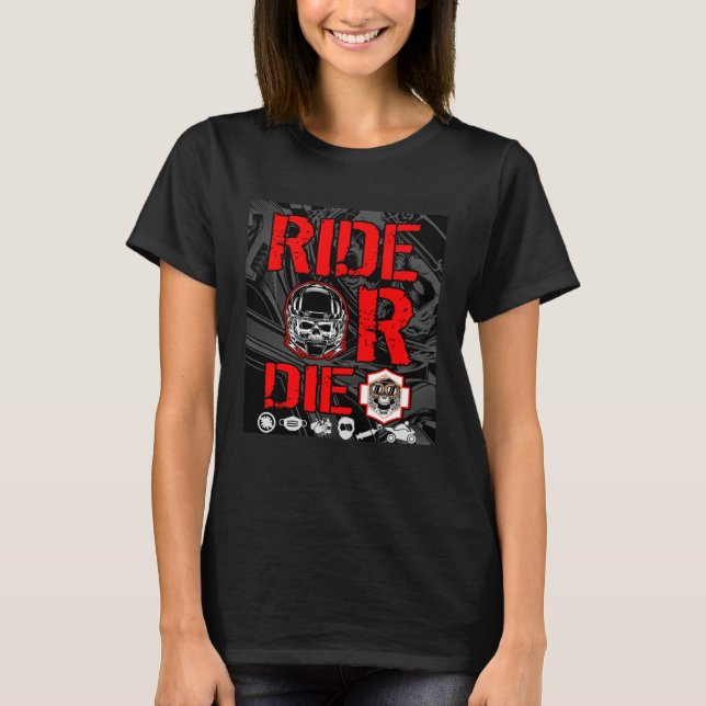 Motorcycle  Men  Plus Size Womens Summer T-Shirt (Vorderseite)