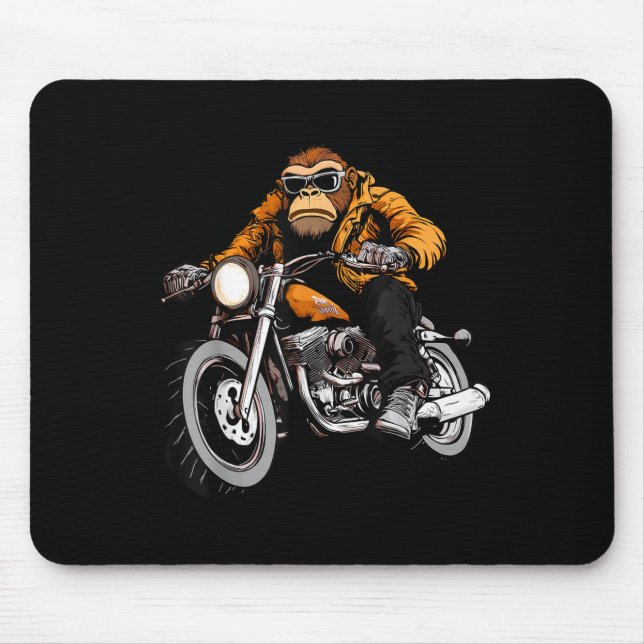 Motorcycle Monkeys  Mousepad (Vorne)