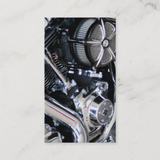 Motorcycle repair mechanic customization shop visitenkarte