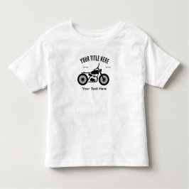 Motorcycle Ride Speed and Freedom Design Kleinkind T-shirt