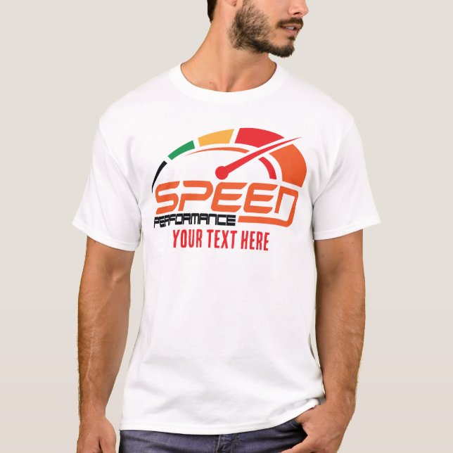 Motorcycle Ride Speed and Freedom Design T-Shirt (Vorderseite)