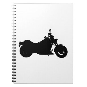 Motorcycle Silhouette Notizblock