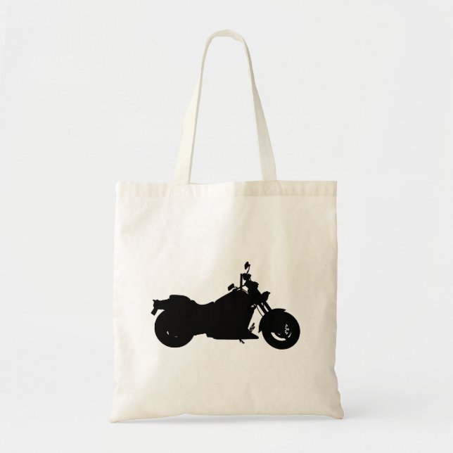 Motorcycle Silhouette Tragetasche (Vorne)