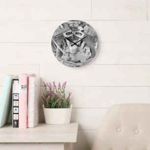 Motorcycle Wall Clock Große Wanduhr