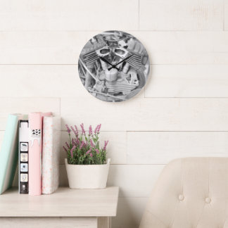 Motorcycle Wall Clock Große Wanduhr