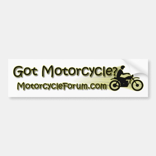 Motorcycleforum.com-Autoaufkleber Autoaufkleber (Vorne)