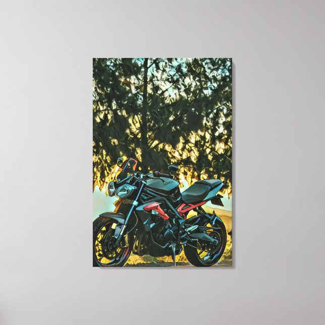 Motorcycles gift leinwanddruck (Vorderseite)