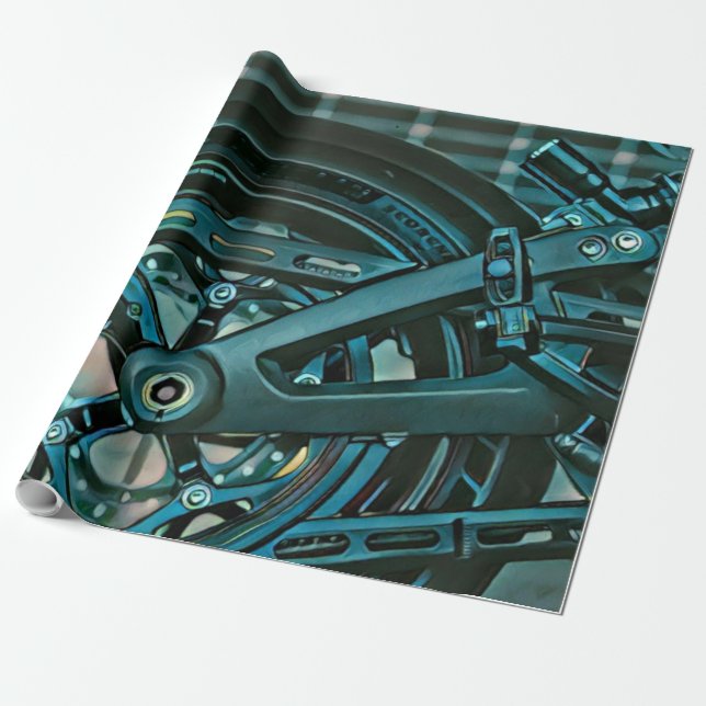 Motorcyclist gifts geschenkpapier (Ungerollt)