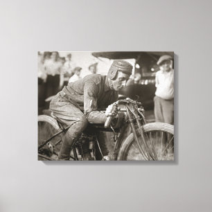 Motorcyle Racer, 1922 Leinwanddruck