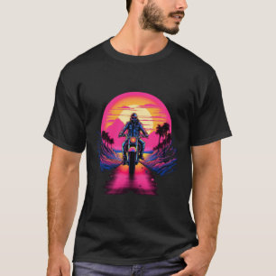 Motordruckfarbe bei Sonnenuntergang T - Shirt