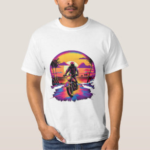 Motordruckfarbe bei Sonnenuntergang T - Shirt