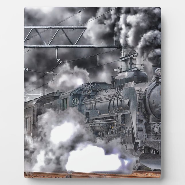 Motoren mit Dampfantrieb Tragen HDR-Foto Fotoplatte (Vorderseite)