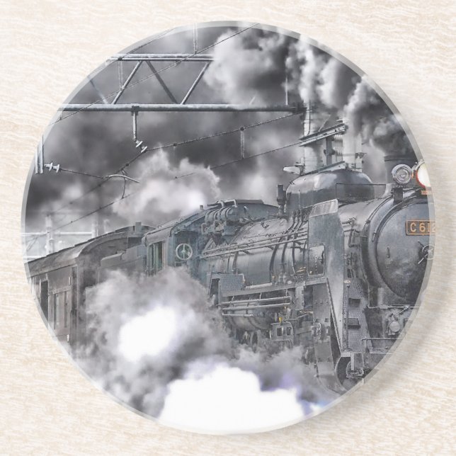 Motoren mit Dampfantrieb Tragen HDR-Foto Getränkeuntersetzer (Vorne)