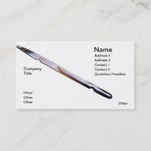 Motorenöl Visitenkarte