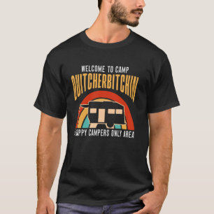 Motorhome Camping Retro Caravan Rv Anhänger Willko T-Shirt