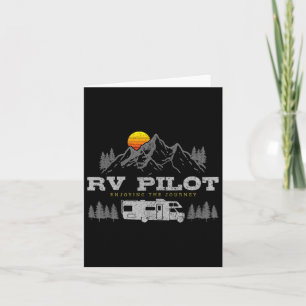 Motorhome-Piloten Vintage-Bergcamping-Road-Tri Karte