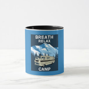 Motorhome RV Camper Reisebus Retro Tasse