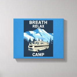 Motorhome RV | Camper | Reisebus | Retro-Tasse Leinwanddruck
