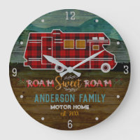 Motorhome RV Camper Reisen Van Rustic Personalisie