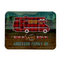 Motorhome RV Camper Reisen Van Rustic Personalisie