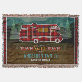 Motorhome RV Camper Travel Van Rustic Personalized Decke
