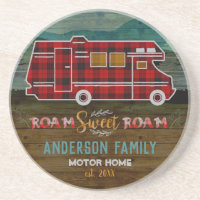 Motorhome RV Camper Travel Van Rustic Personalized