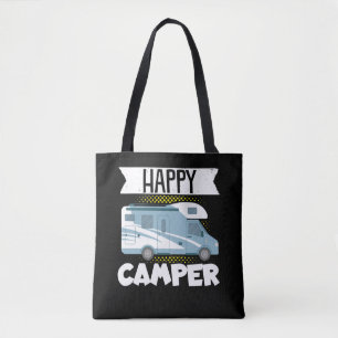 Motorhome RV Camping Happy Camper