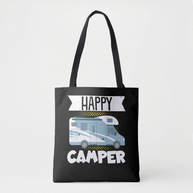 Motorhome RV Camping Happy Camper (Vorderseite)