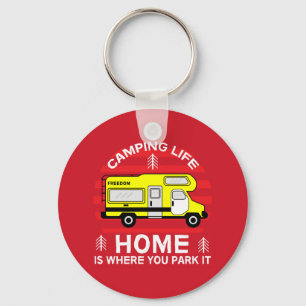 Motorhome   RV Motorhome   Camping Life Latte Tass Schlüsselanhänger