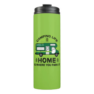 Motorhome RV Motorhome Camping Life Latte Tass Thermosbecher