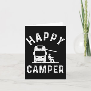 Motorhome T Shirts Happy Camper Karte