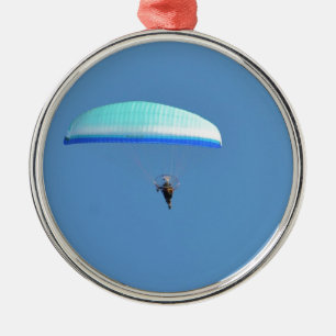 Motorisierter Paraglider Ornament Aus Metall