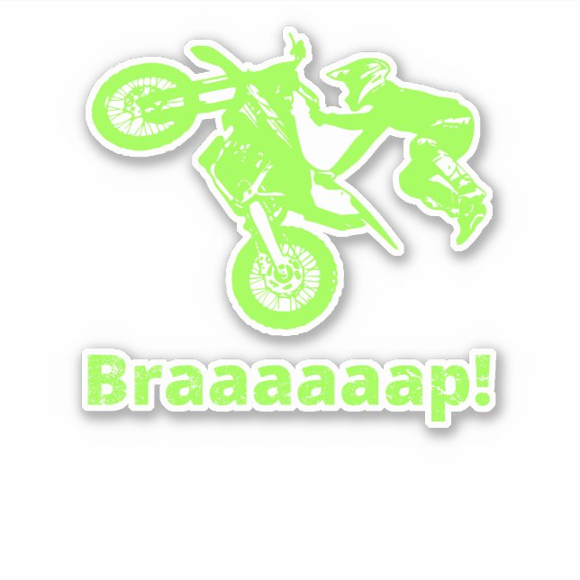 Motorkreuz Aufkleber (Vorderseite)