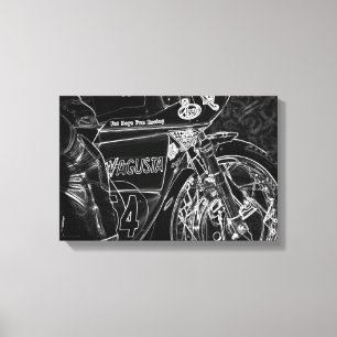 Motorrad 1 16,50x11 (41,25x27,5cm) waccnm leinwanddruck