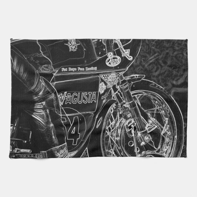 Motorrad 1 ktcna geschirrtuch (Horizontal)