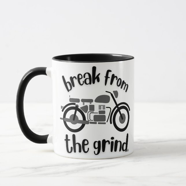 Motorrad 2 Kaffeetasse (Links)
