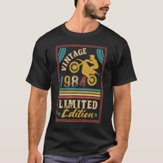 Motorrad 38. Geburtstag Männer Vintag 1984 Biker M T-Shirt
