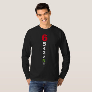 Motorrad 6: Gangwechsel Muster 1-6 T-Shirt