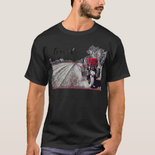 Motorrad-Abenteuer Bike Open Road T-Shirt