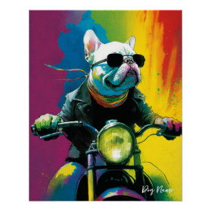 Motorrad - Anime French Bulldog 2003 Poster