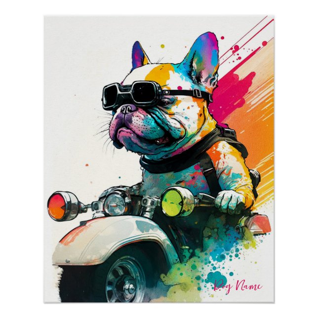 Motorrad - Anime French Bulldog 2004 Poster (Vorderseite)