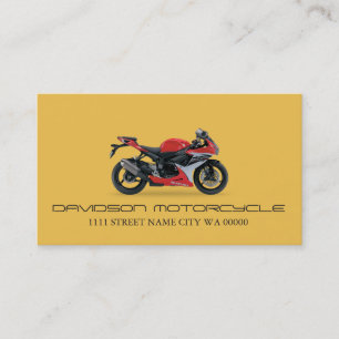 Motorrad Auto Autohaus Autohändler Geschäftskarte Visitenkarte